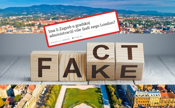 Faktograf promijenio službenu istinu: Od četvrtka Zagreb nema više uhljeba od Londona