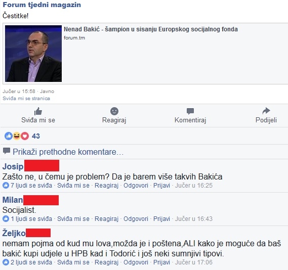 Bakićeve udruge pobijedile na natječaju - profesionalni NGO-ovci na aparatima