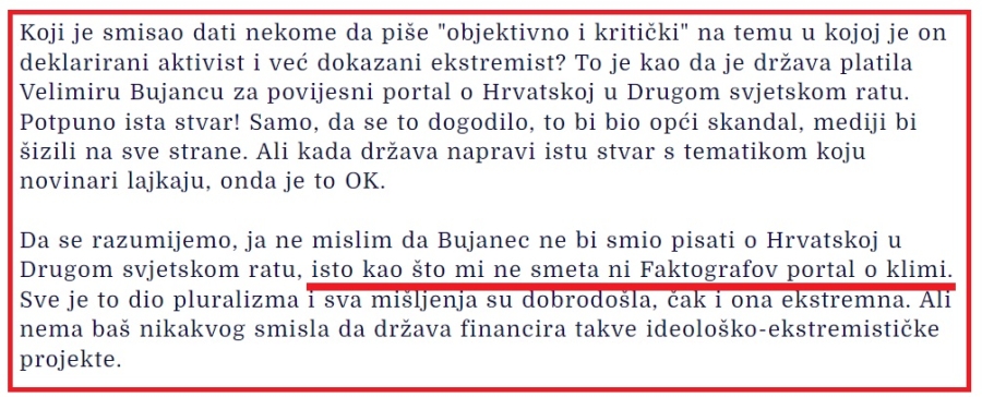 Klimatski fundamentalisti u poreznim obveznicima vide svoje kmetove