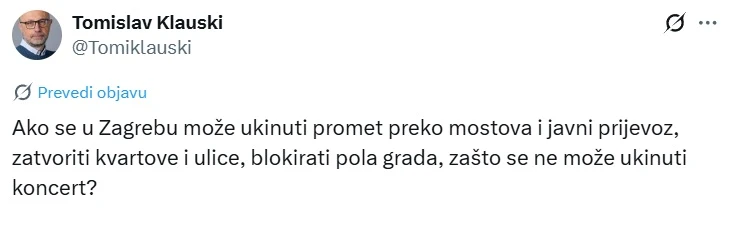 Ne slušam Thompsona, užasavam se NDH-nostalgije, ali još više me plaše oni koji bi zabranili koncert